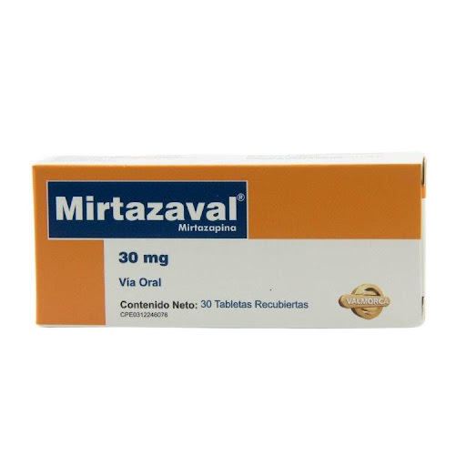 MIRTAZAVAL MIRTAZAPINA 30MG TAB X 30 